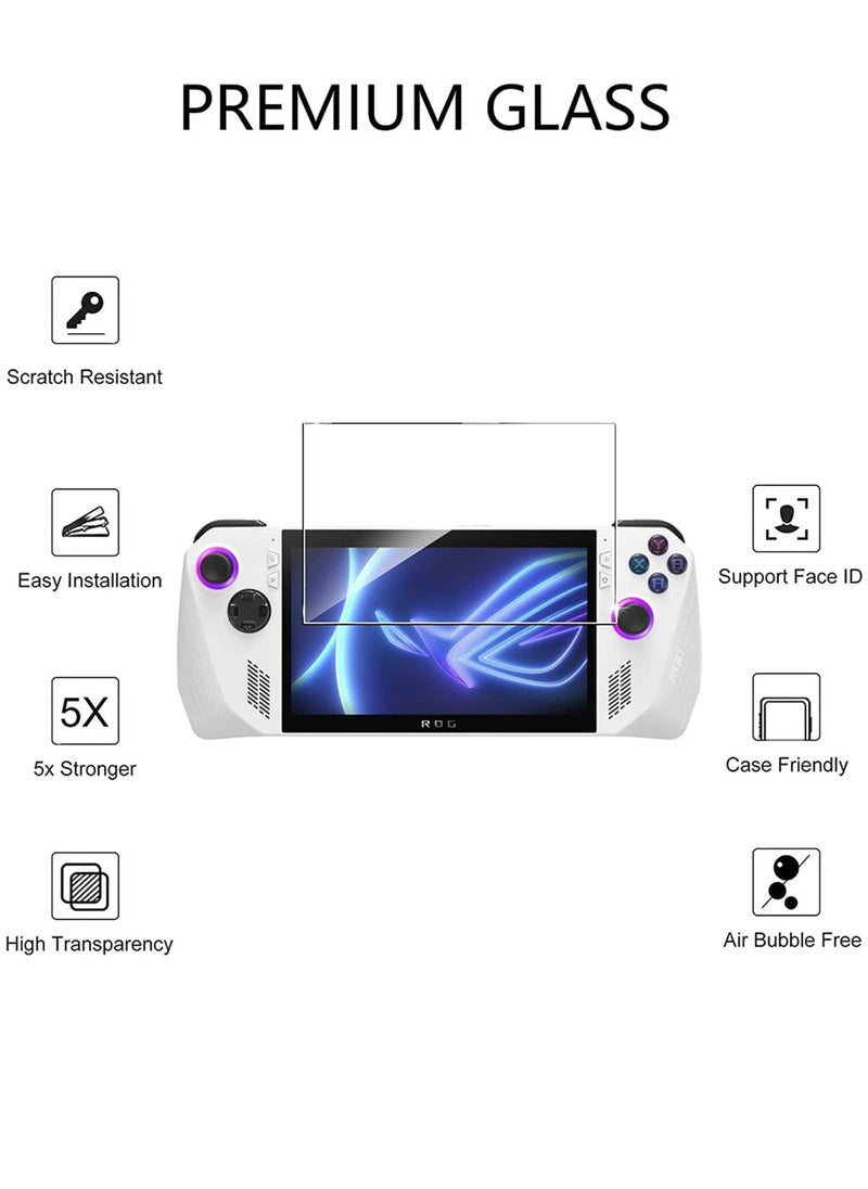 2 Pack - Screen Protector Glass for ASUS ROG Ally 2023/ASUS ROG Ally X 2024 Gaming Handheld 7 inch, Premium 9H Tempered Glass Screen Protector for ROG Ally/ROG Ally X 7 inch - Image 4