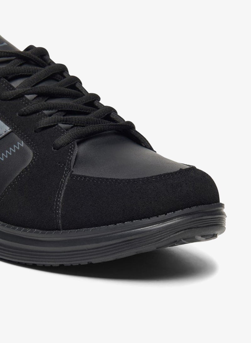 LBL by Shoexpress Men's Stripe Detail Lace-Up Low Ankle Sneakers - Image 5