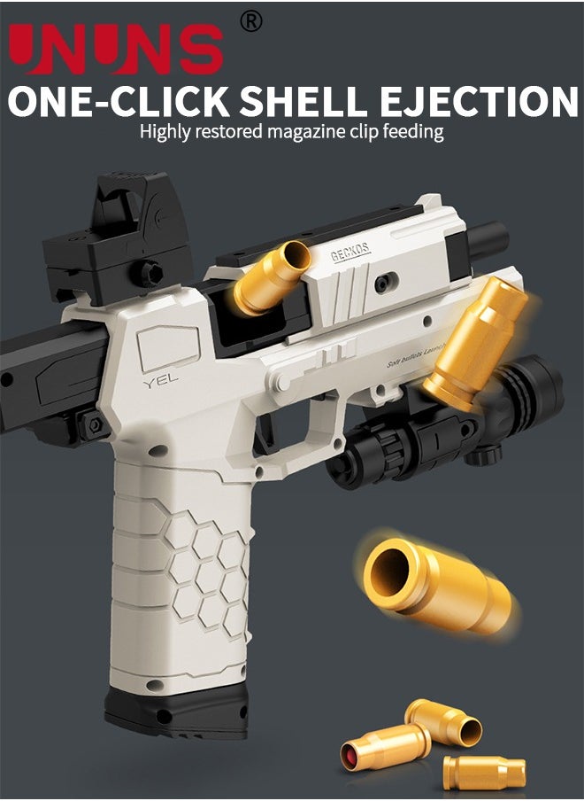 UNUNS - Toy Gun,Soft Bullet Pistol Gun With Rich Accessories,Empty Shell Ejecting Toy Gun,Foam Dart Blaster Shooting Games,Fidget Toy Foam Blasters,Realistic Shot Model,Gift For Kids Teens Adults,Brown - Image 1