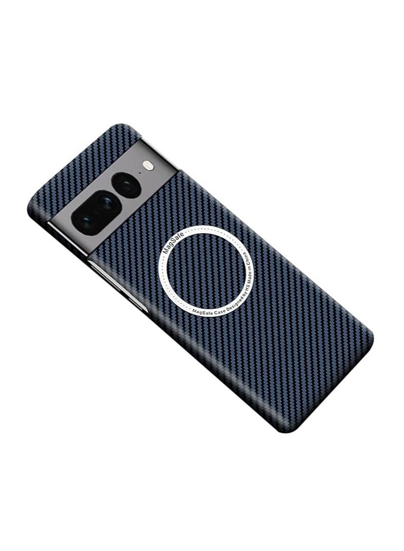 The Google Pixel 7 Pro Magnetic Case is compatible with the MagSafe Charger Carbon Fiber Ultra Thin Kevlar Fiber Case