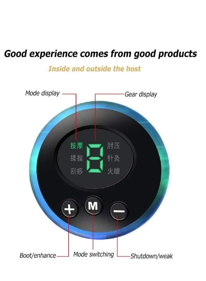 EMS Foot Massager Machine Electric Deep Kneading Circulation Foot Booster for Feet and Legs Folding Portable Leg Muscle Stimulator, Promotes Blood Circulation, Relief Pain, - Image 4