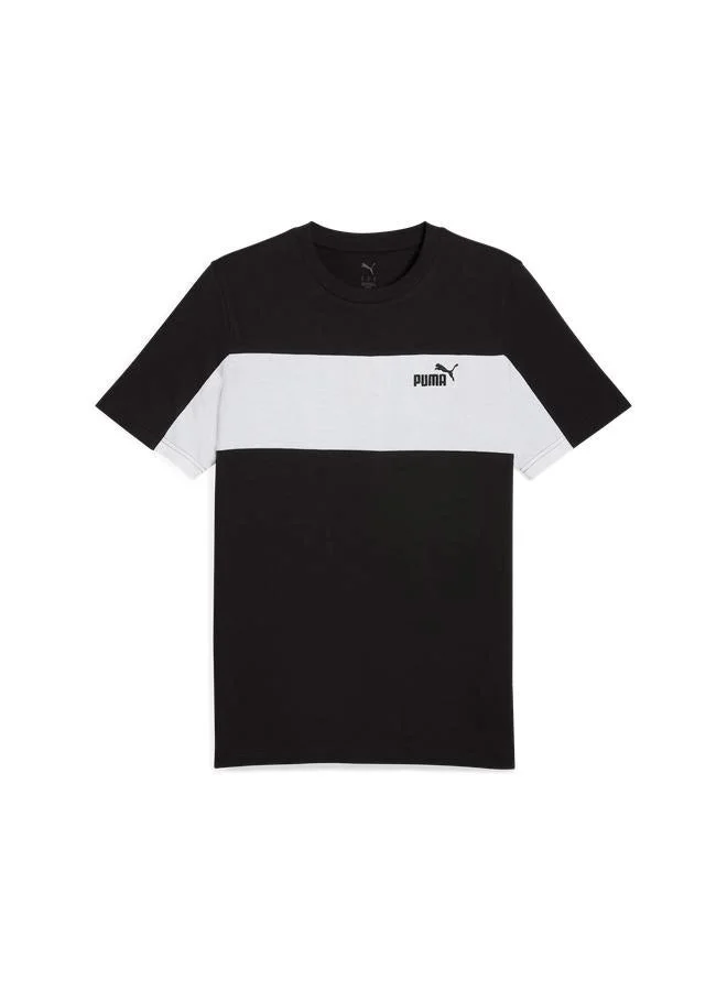 PUMA puma black Essential Block T-Shirt for Men | Best Price UAE