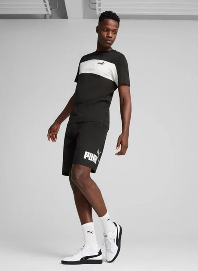 PUMA puma black Essential Block T-Shirt for Men | Best Price UAE