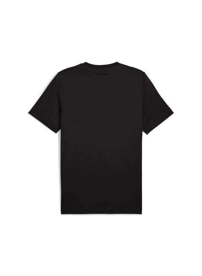 PUMA puma black Essential Block T-Shirt for Men | Best Price UAE