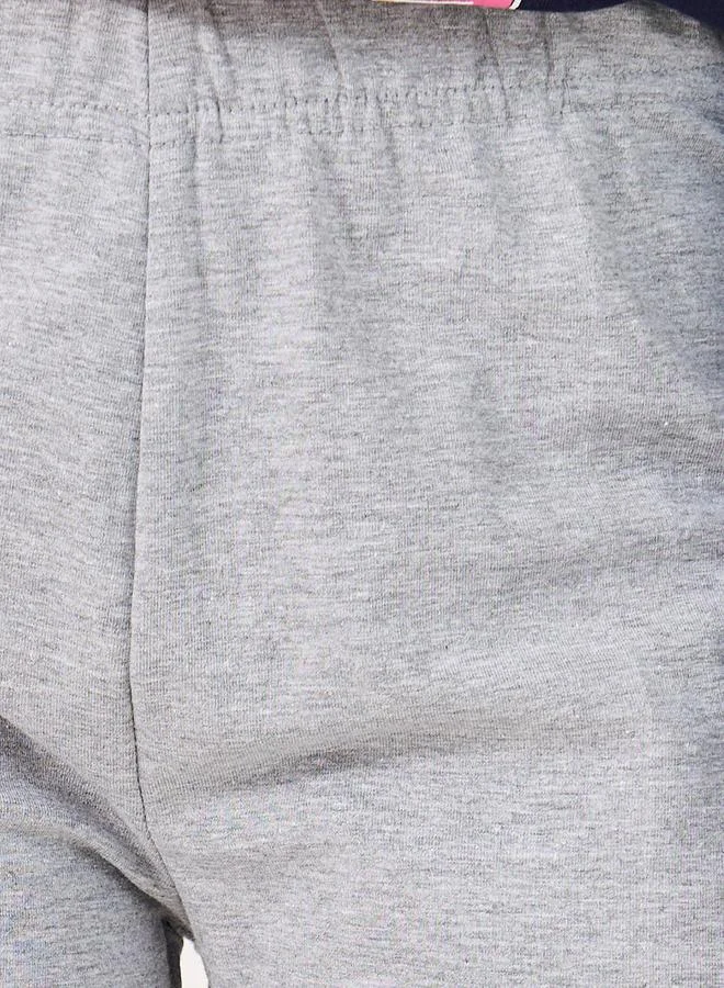 Styli Solid Shorts with Elastic Waistband