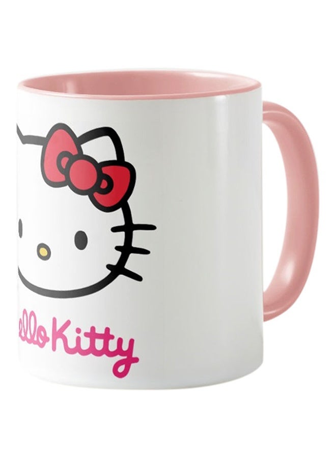 هالو كيتي مج هالو كيتي سيراميك بتصميم كيوت داخلي وردي – كوب Hello Kitty للقهوة والشاي (قطعتين) - Image 3