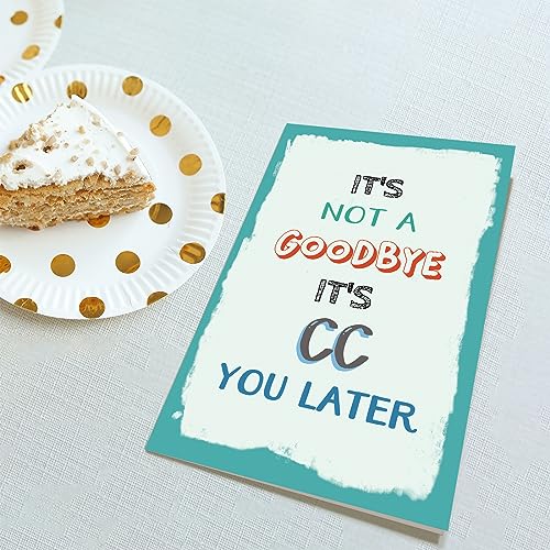 Obbyidk Punny Farewell Card - Hilarious Retirement & Going Away Card for Coworker, Boss, Work Friend and More - Image 4