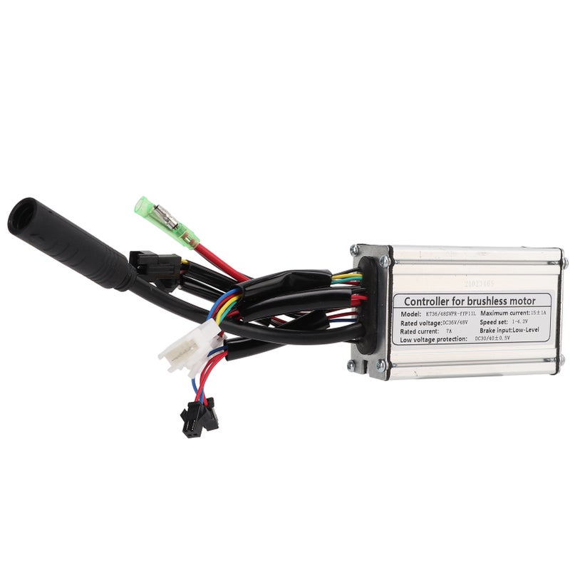 Electric Bicycle 36V/48V 15A Sine Wave Controller 6mos with Light Line for 250W Motor - Image 1