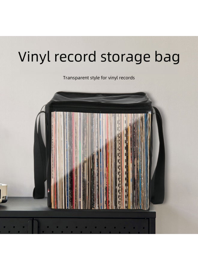 Portable Portable Storage Bag For Vinyl Records Storage Box For Album And Magazine Display - Image 2