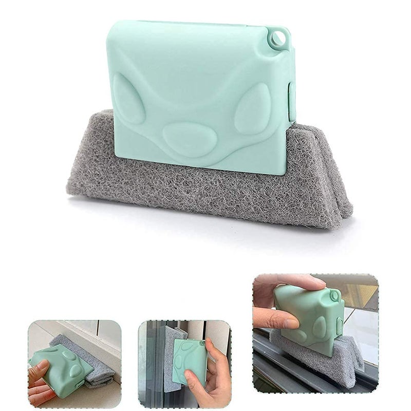 RADHEHUL Combo of Window Groove Frame Dust Cleaning Brush for Window Slot Keyboard with Mini Dustpanfor All Corners Edges Gaps Multi Color Pack of 1 1 - Image 1