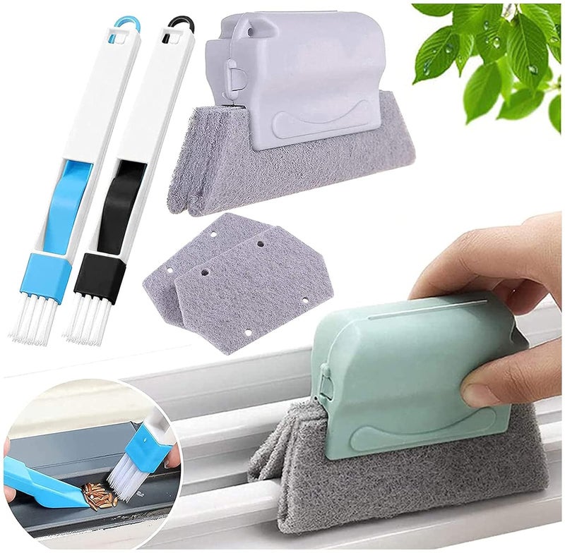 RADHEHUL Combo of Window Groove Frame Dust Cleaning Brush for Window Slot Keyboard with Mini Dustpanfor All Corners Edges Gaps Multi Color Pack of 1 1 - Image 4