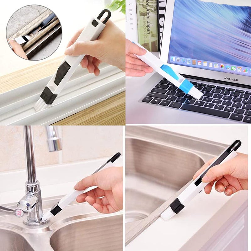 RADHEHUL Combo of Window Groove Frame Dust Cleaning Brush for Window Slot Keyboard with Mini Dustpanfor All Corners Edges Gaps Multi Color Pack of 1 1 - Image 5