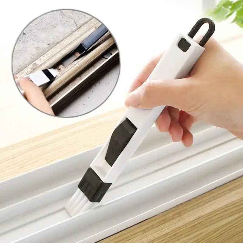 RADHEHUL Combo of Window Groove Frame Dust Cleaning Brush for Window Slot Keyboard with Mini Dustpanfor All Corners Edges Gaps Multi Color Pack of 1 1 - Image 2