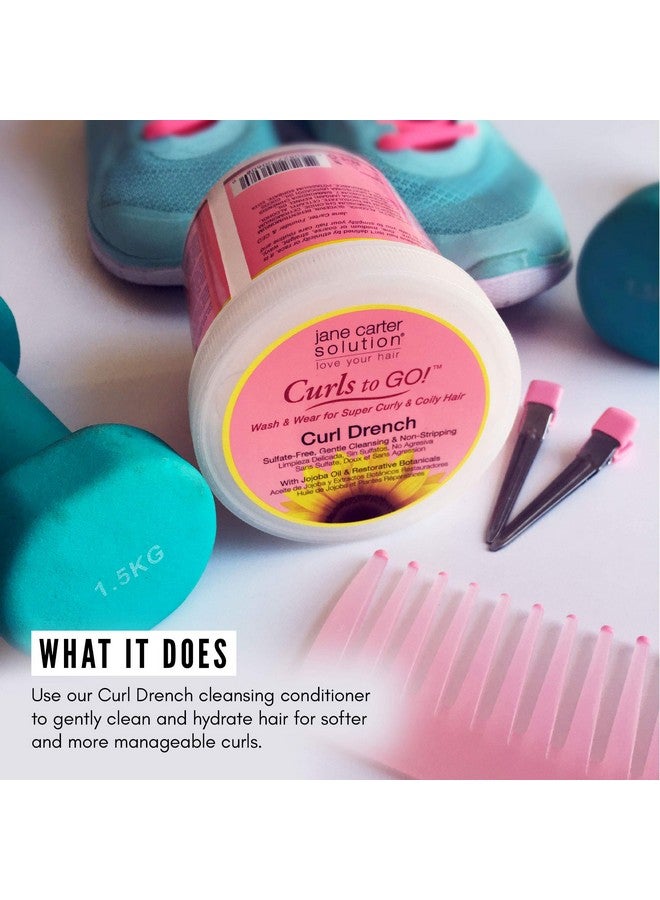 Jane Carter Solution Curl Drench Cleansing Cowash (16Oz) Hydrating Nourishing Reduce Frizz - Image 3