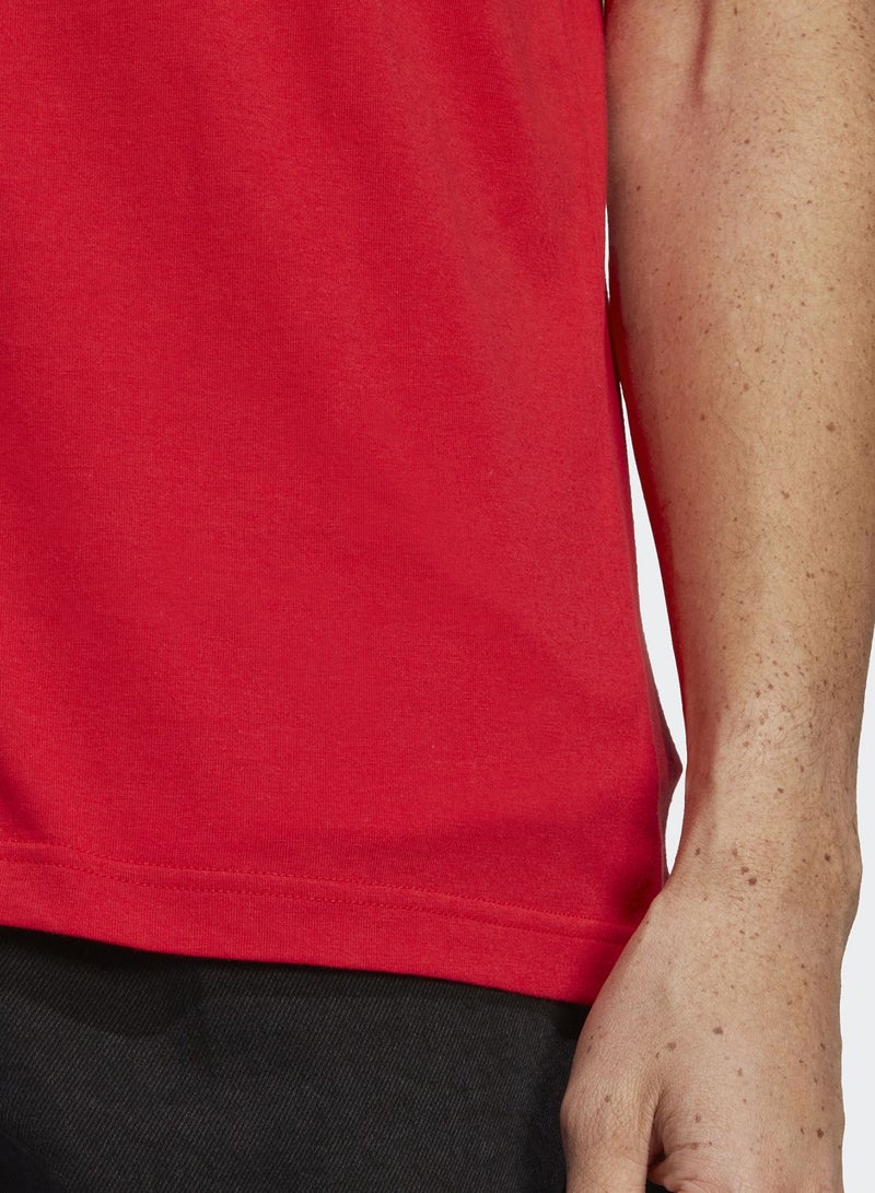 Adidas Essential Single Jersey Linear T-Shirt - Image 5