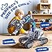 SMILESSKIDDO Science Kits for Kids Age 812 137 Pcs STEM Toys for Ages 813 with Hydraulic Grab Teen Boys Gift Ideas Crane Toy Teenage Engineering Kit Construction Vehicle Toys - Image 4