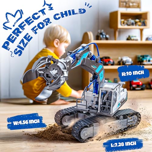SMILESSKIDDO Science Kits for Kids Age 812 137 Pcs STEM Toys for Ages 813 with Hydraulic Grab Teen Boys Gift Ideas Crane Toy Teenage Engineering Kit Construction Vehicle Toys - Image 5