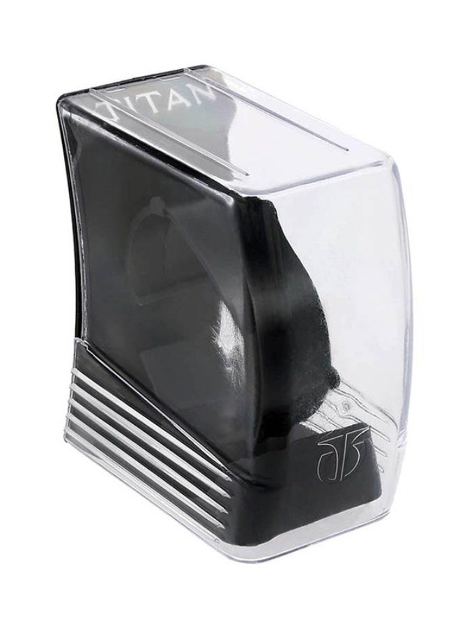 TITAN ساعة تيتان كاريشما التناظرية بقرص فضي مستطيل وحزام ستانلس ستيل ذهبي للرجال-1715YM01 - Image 5