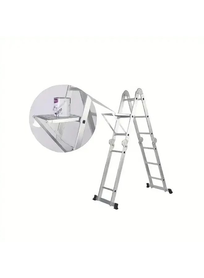 Heavy Duty 400LB Metal Ladder Attachment Non Slip Retractable Workbench System With Tool Tray 1 Piece Set - Image 4