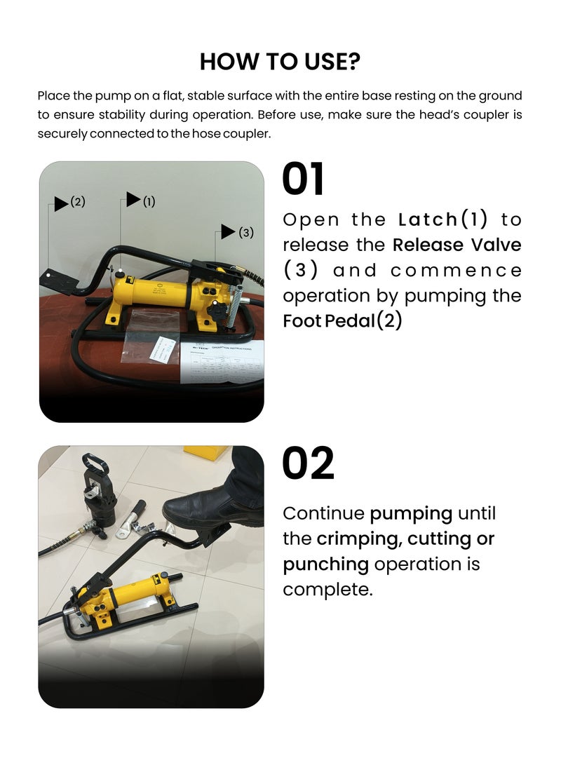 هاي-تيك مضخة القدم الهيدروليكية - Image 2