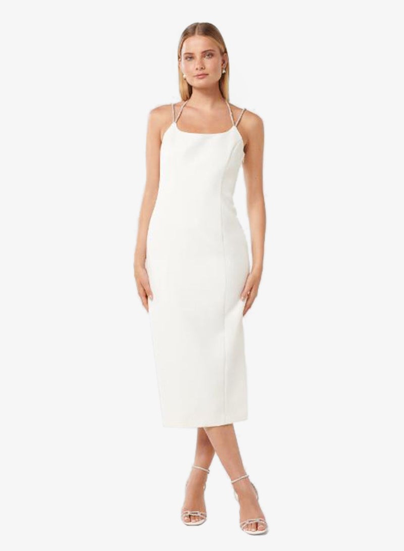 فورايفر نيو فستان تانايا ميدي بحمالات - Image 4