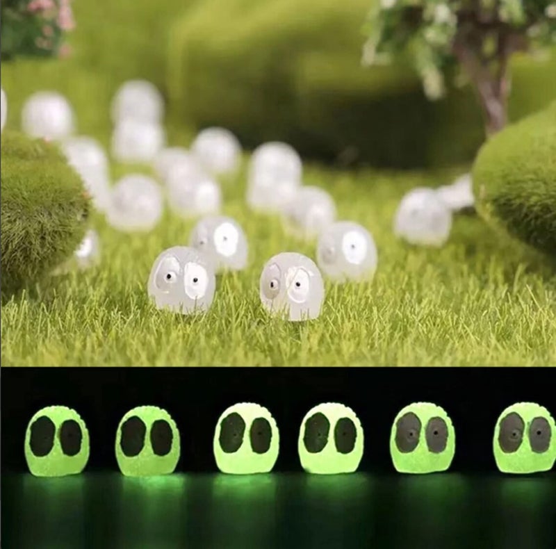Krisah 15 pcs Resin Glow in The Dark Toys Luminous Animals Miniature Doll House Decorative Items X Small - Image 3