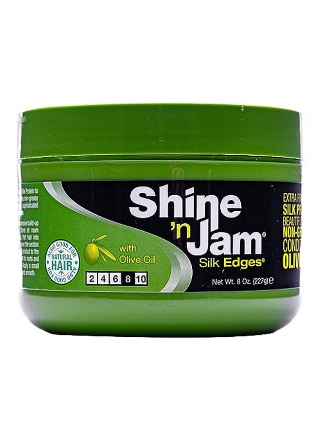 Ampro - Shinenjam Ampro Pro Styl Shine 'N Jam Silk Edges 8 Oz - Image 1