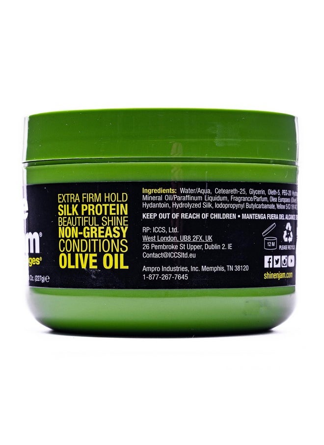Ampro - Shinenjam Ampro Pro Styl Shine 'N Jam Silk Edges 8 Oz - Image 1