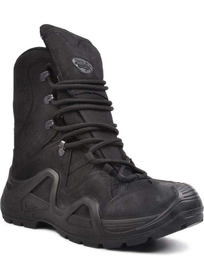 Scooter  1490 Postal Men's Boots- Black Nubuck-43  - Image 3