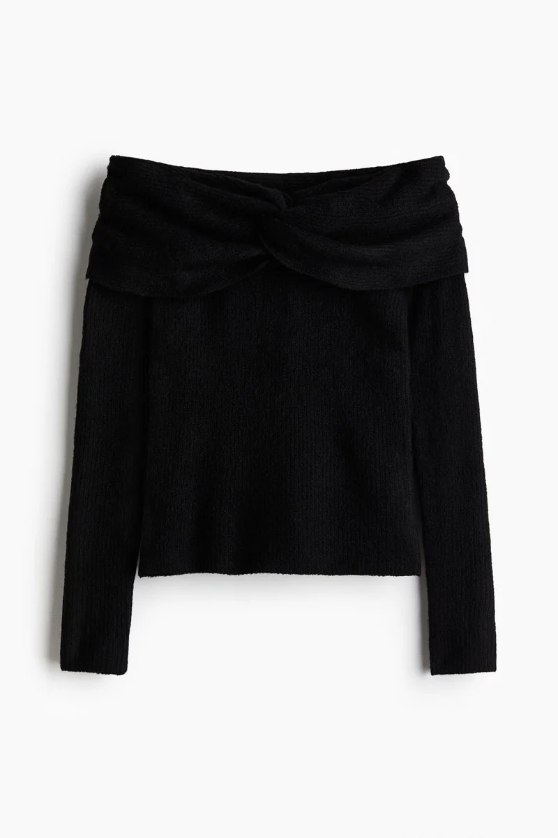 H&M Off-the-shoulder jumper