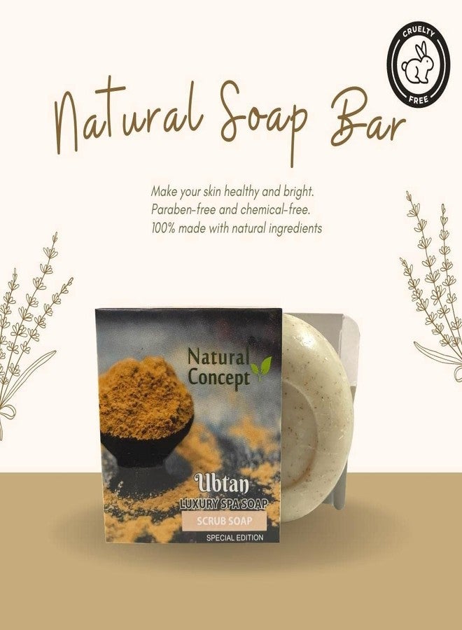 Natural Concept Organic Ubtan Soap for Skin Whitening 100gm each Pack of 8 | Enriched with Coconut Oil | Paraben Sulfate Free | Used for Abhyang Snan Holy Shower During Diwali | All Skin Type - Image 5