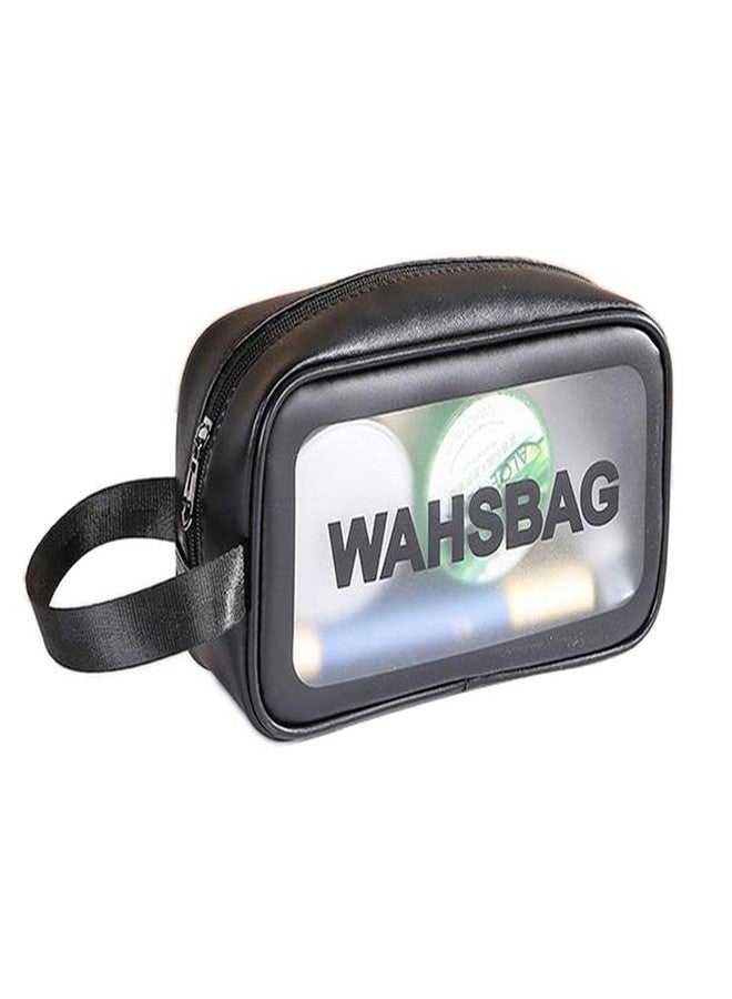 Wishbone Waterproof Travel Bag Transparent Makeup Toiletry Clear Wash Pouch - Image 4