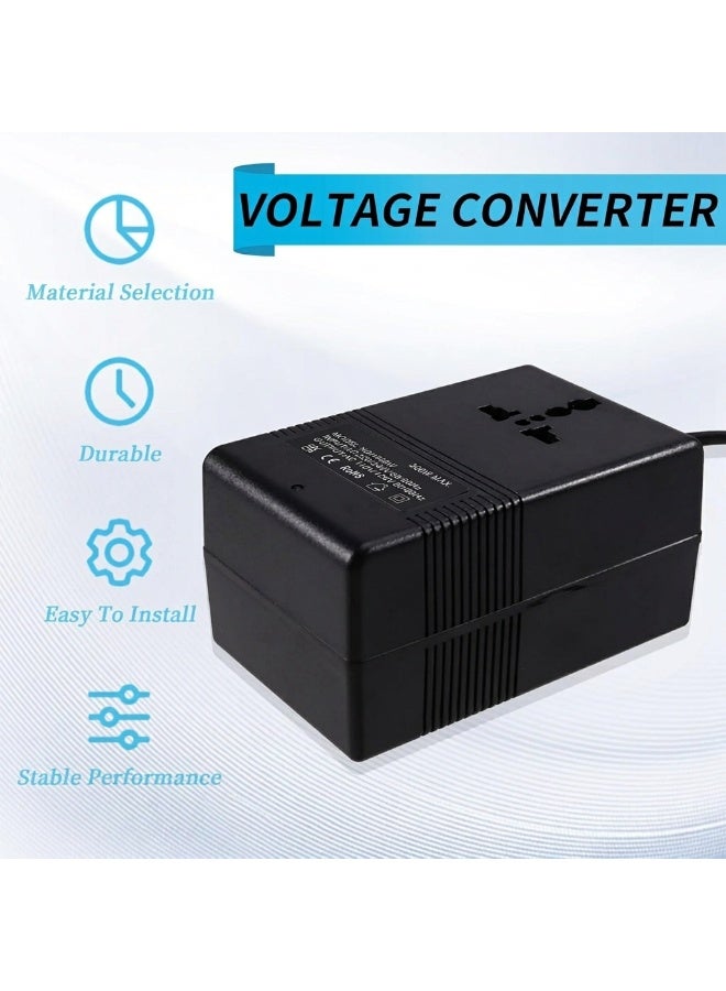 JOUDIYA Voltage Converter 220V to 110V 200W Step Down Transformer for US & Japan Appliances, Travel Power Converter Adapter for Home Office Travel Use - Image 5