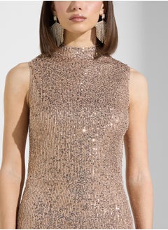 Ella Limited Edition Shimmer Dress With Slit  - Image 3