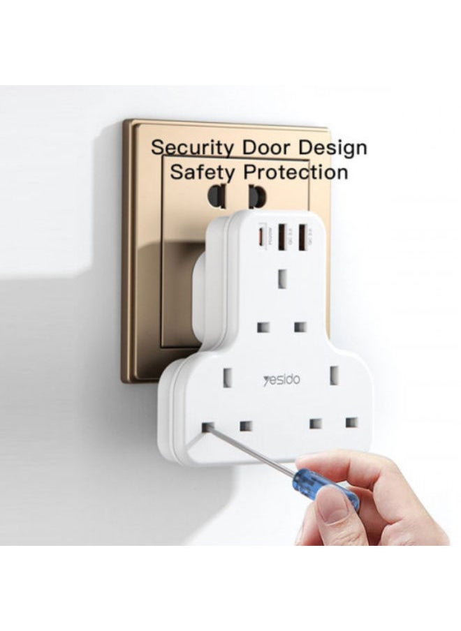 Yesido Yesido 3 Power Plug 2 USB 20W PD Charging Socket  - Image 2