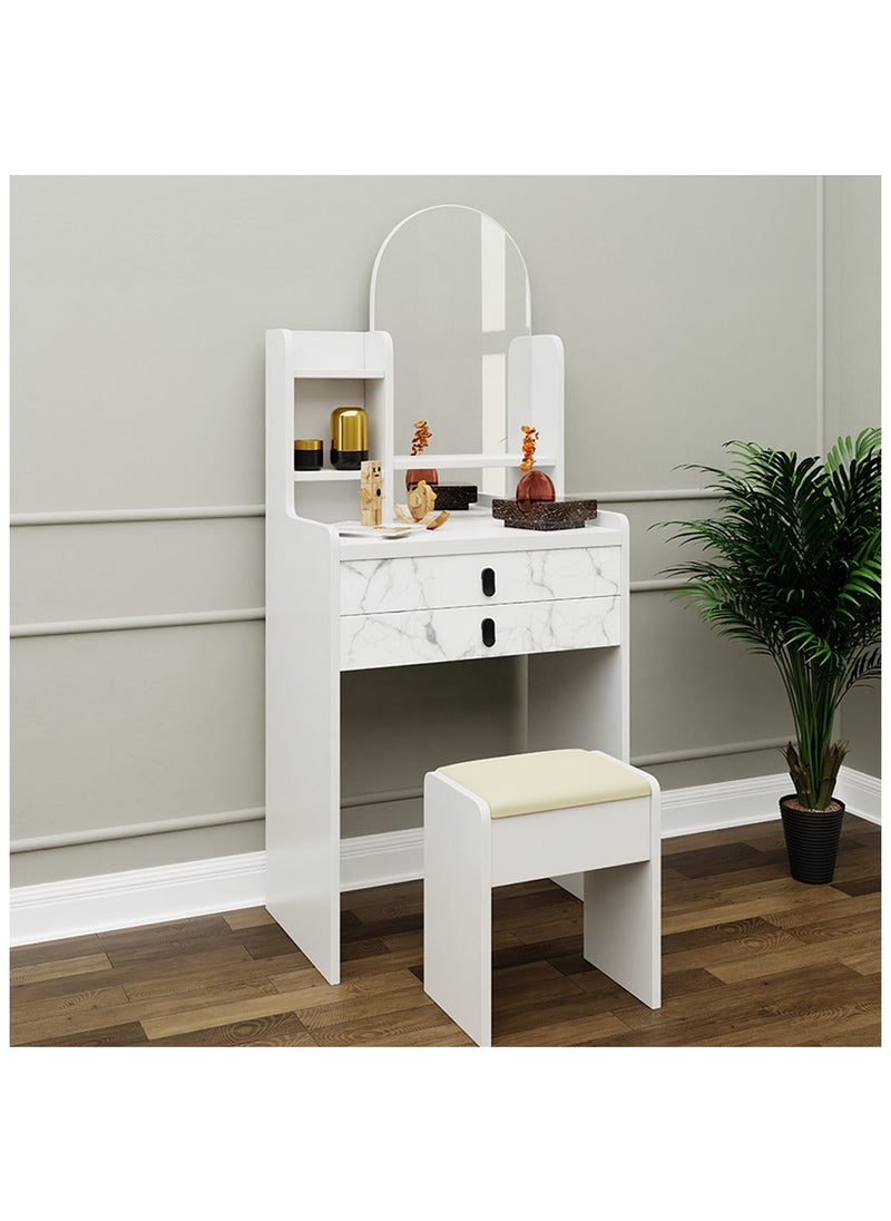 ROYALOAK Royaloak Archer Dresser | MDF With Melamine Finish | Telescopic Channel | Modern Design | Durable & Long Lasting | Sturdy Construction | Wooden Dresser | Wood Dressers For Bedroom | Dresser For Bedroom  - Image 1