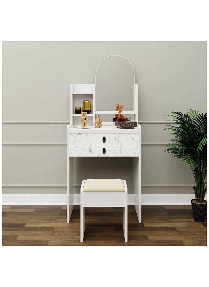ROYALOAK Royaloak Archer Dresser | MDF With Melamine Finish | Telescopic Channel | Modern Design | Durable & Long Lasting | Sturdy Construction | Wooden Dresser | Wood Dressers For Bedroom | Dresser For Bedroom  - Image 5