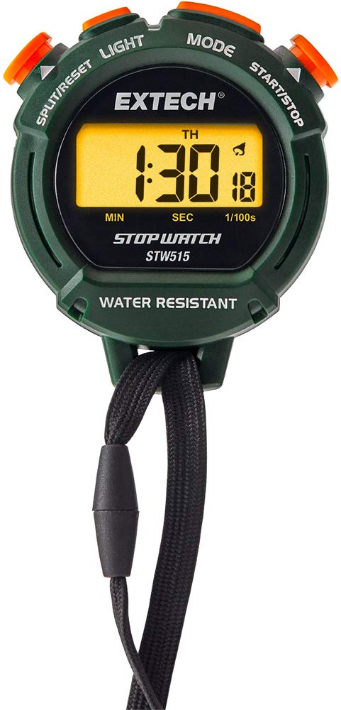 Extech STW515 Stopwatch/Clock with Backlit Display - Image 1