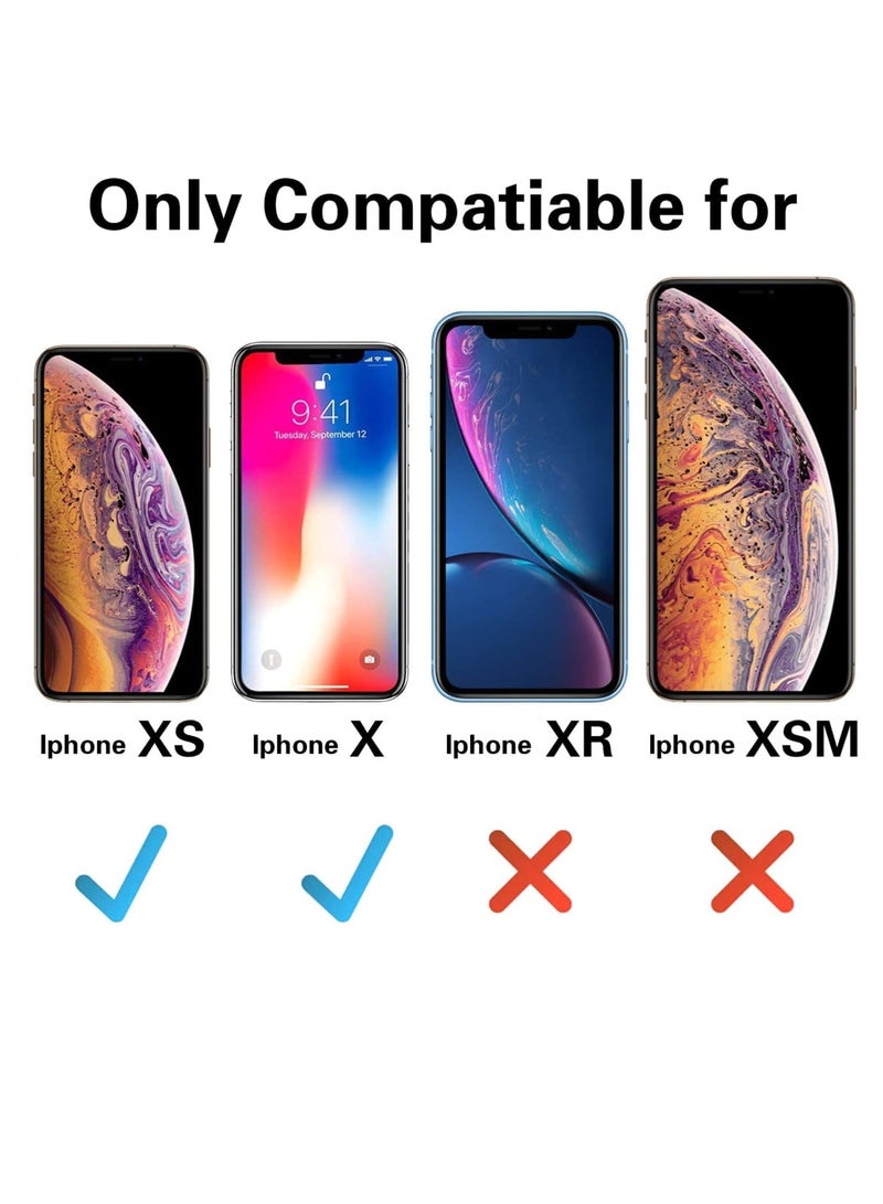 MIGOFAST Liquid Silicone Gel Cover with Full Body Protection Anti-Scratch Shockproof Case Compatible with iPhone X/XS - Image 2