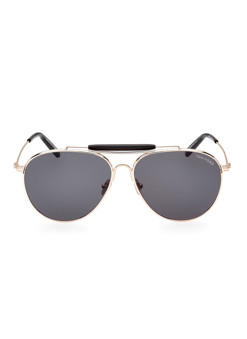 TOM FORD - Men's UV Protection Pilot Sunglasses - FT099528A59 - Lens Size: 59 Mm - Image 1