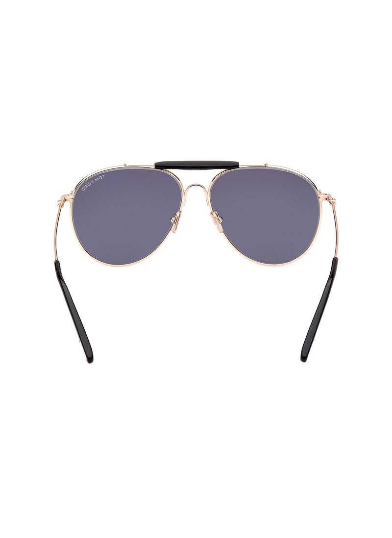 TOM FORD - Men's UV Protection Pilot Sunglasses - FT099528A59 - Lens Size: 59 Mm - Image 1