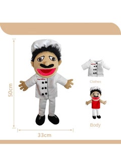 General 1 Pcs Jeffy Feebee Series Puppets Chef PP Plush Toy 50Cm 