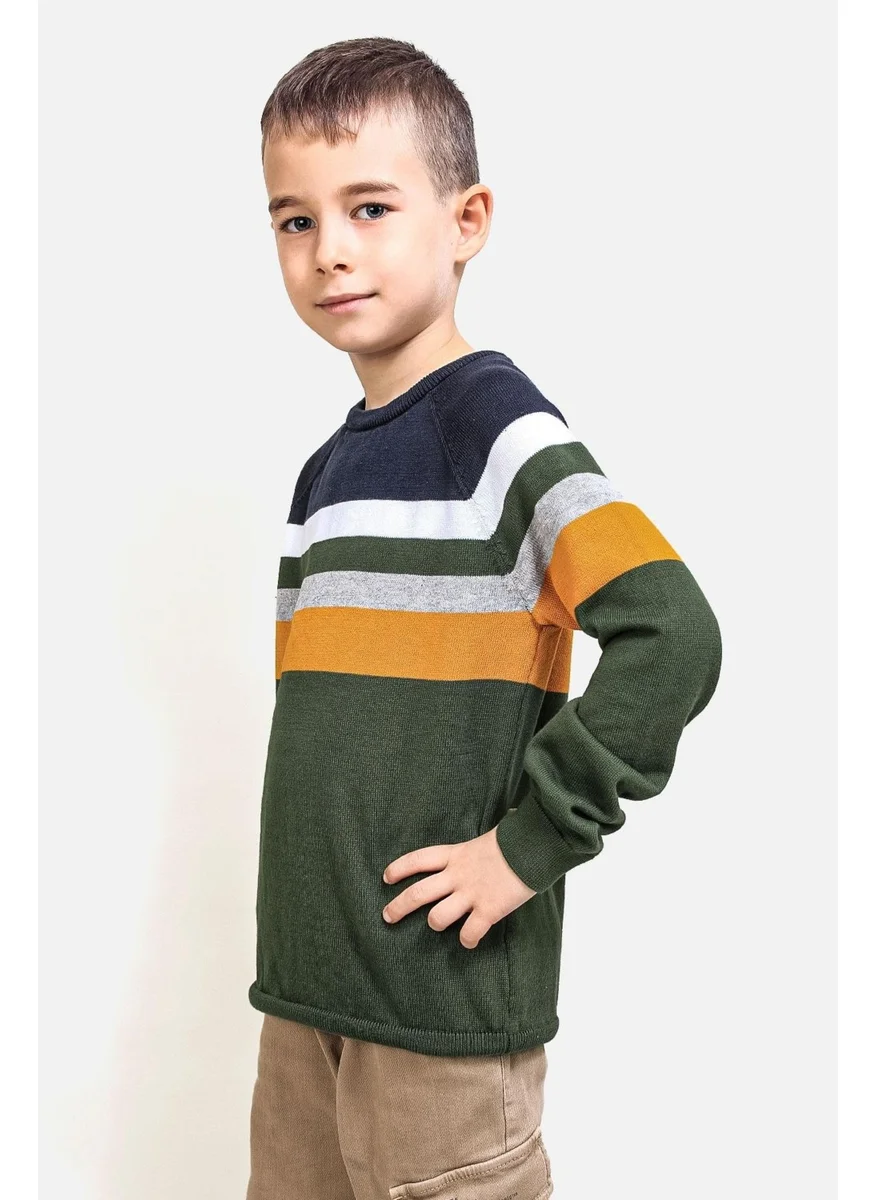 Alexander Gardi Kids Striped Knit Sweater (C20-18733)