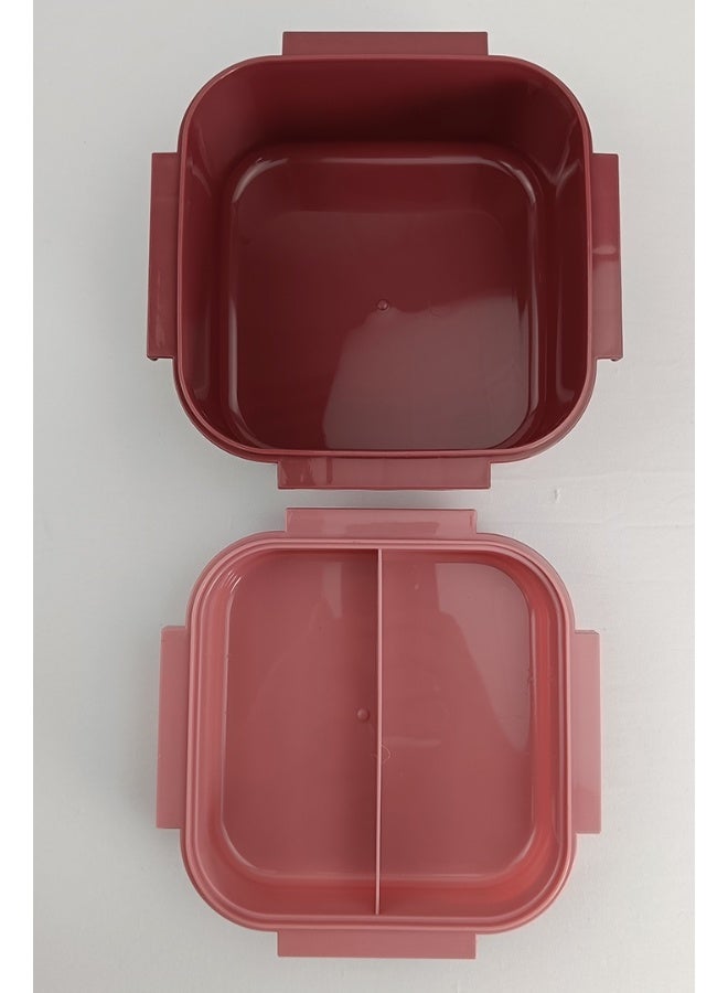 توشيونيكس حاوية طعام للكبار والصغار - للمنزل، المكتب، المدرسة، الحضانة، السفر - صندوق غداء العودة إلى المدرسة، 14×14×6 سم - Image 4