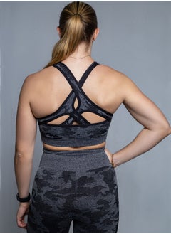 The Team Apparel ADAPT CAMO SEAMLESS RACER BACK SPORTS BRA  - Image 2