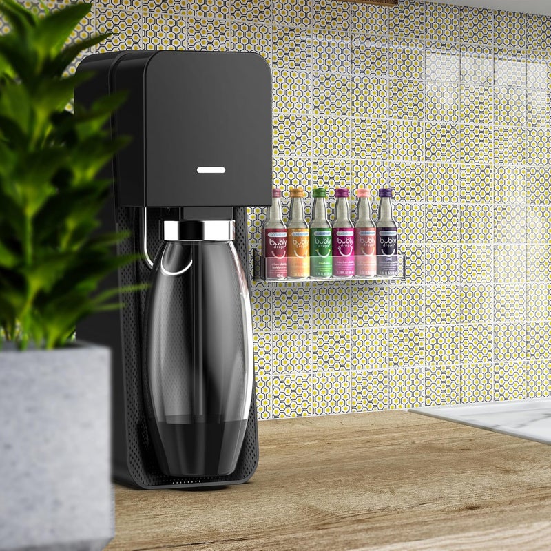 GALVANOX Acrylic Holder for SodaStream Bubly Drops - Countertop/Wall Mount Flavor Organizer (Displays 6 Bottles) - Image 5
