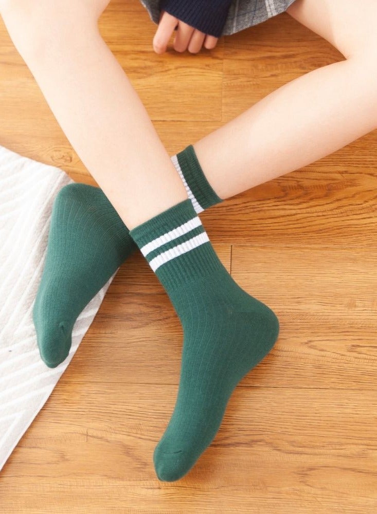 Women 4 Pack Cotton Socks - Image 2