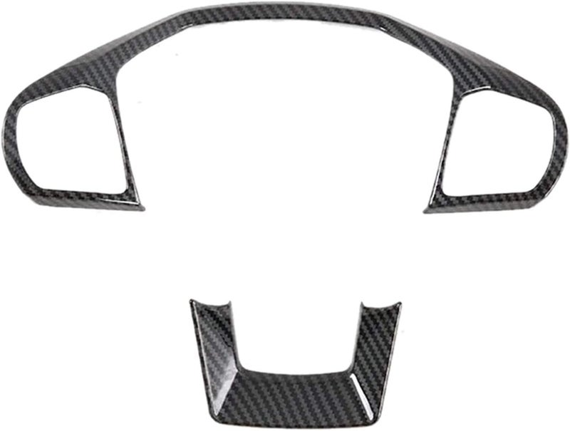 DEMULAX Carbon Fiber Steering Wheel Trim for Ford Explorer - Image 1