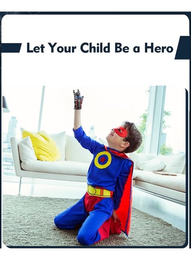 Superhero Launcher Gloves for Spider, Hero Launcher Wrist Toy Set, Super Hero Web Shooter for Kids, Spider Launcher Wrist Toys Costume Cosplay Hero Props Gift - Image 3