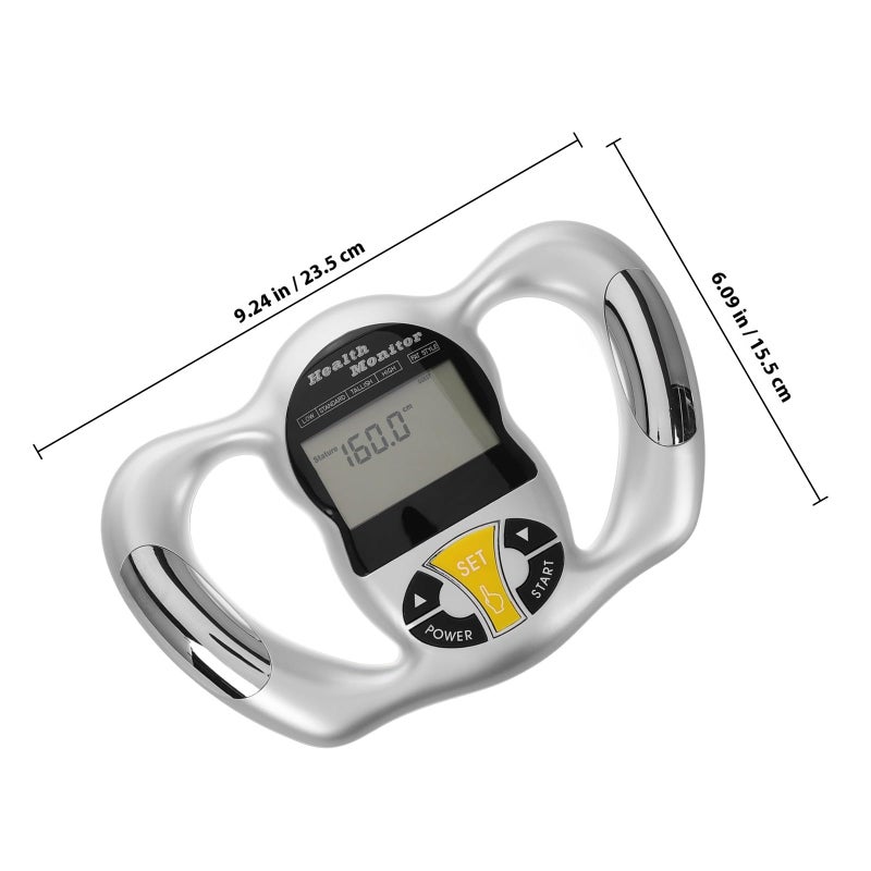 Digital Body Fat Analyzer BMI Monitor with LCD Screen Portable Calorie Measurement Device - Image 3